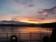 sunset on the IFA ferry