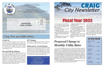 City of Craig Newsletter - Summer 2021 Issue