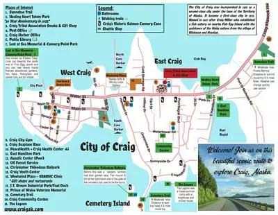 City of Craig Walking map
