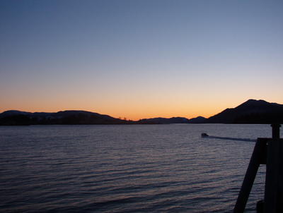 water and sunset view in Craig Alaska