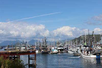 boats and harbor in Craig Alaska