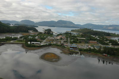 aerial view of Craig Alaska