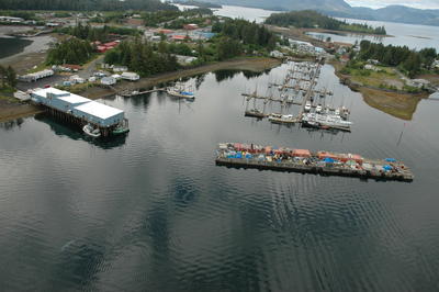 aerial view of Craig Alaska