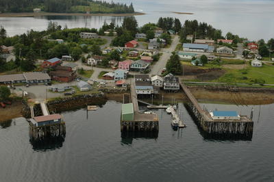 aerial view of Craig Alaska